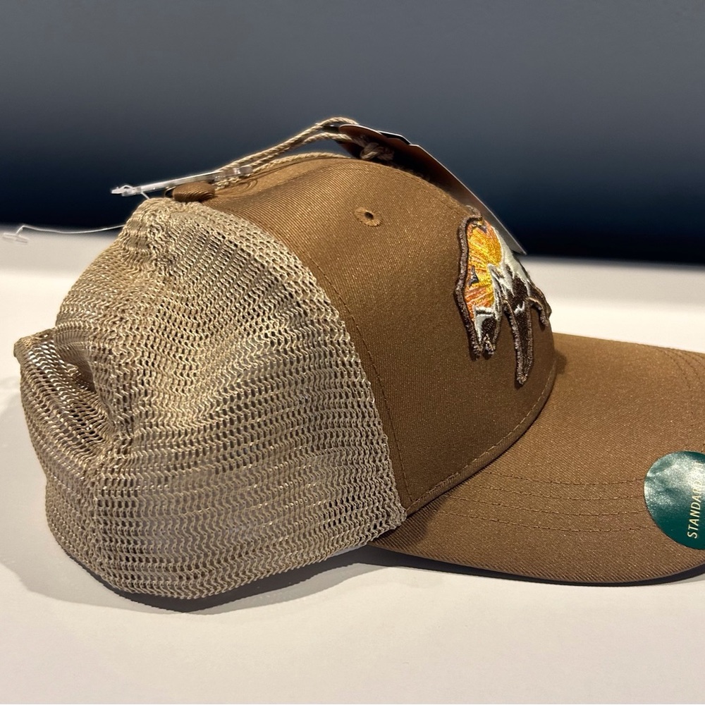 Telluride Clothing Company Mountain Bear Embroidered Hat Brown SnapBack Hat